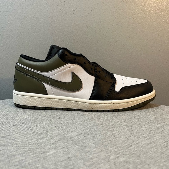 Nike Other - Nike Air Jordan 1 Low Black Toe Medium Olive Green Men's Shoe Size 11 553558-092